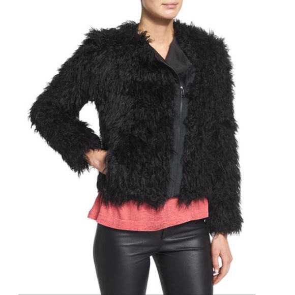 [SOLD] ZADIG&VOLTAIRE Vianna Faux Fur Jacket - Picture 2 of 13